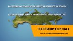 Распределение температуры воздуха по территории России. Распределение осадков и увлажнения по территории России
