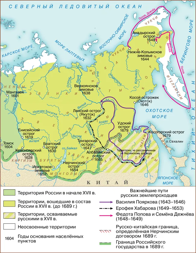 История формирования территории западной сибири